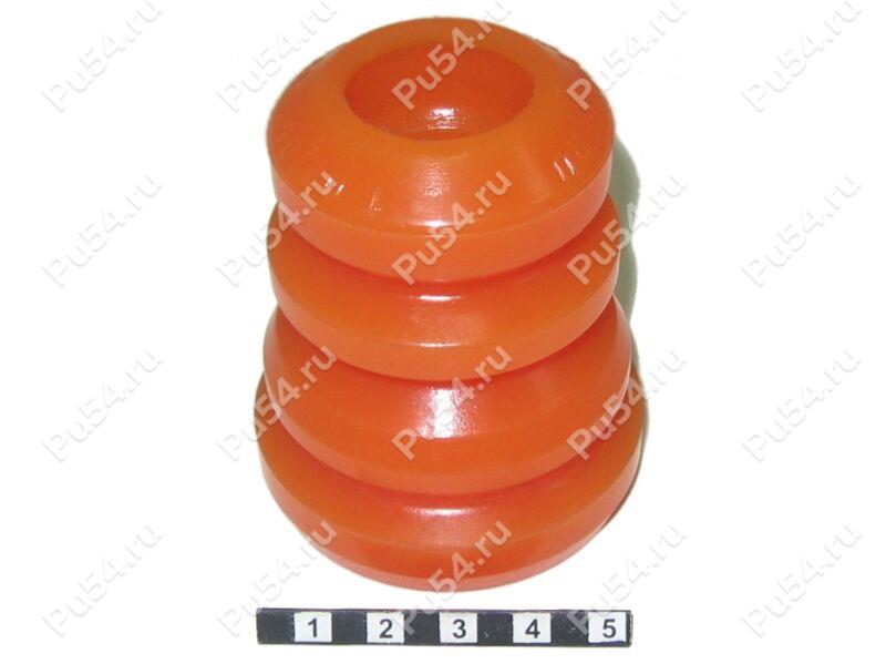 Front shock absorber bump stop, Código de product 1-07-052, Poliuretano, PU54i/K72/темно-оранжевый, Imagen №1