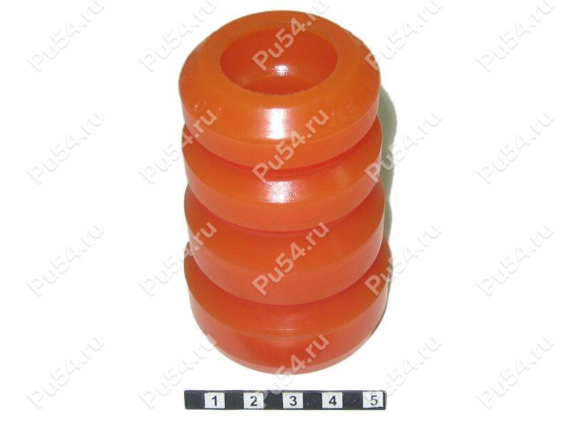 Rear shock absoeber bump stop, Código de product 1-07-053, Poliuretano, PU54i/K72/темно-оранжевый, Imagen №1