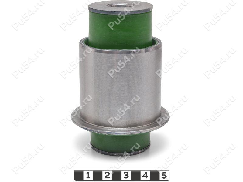 Upper control arm silent block, rear suspension, pressed-in (body), Código de product 19-06-2151, Poliuretano, PU54/M80/verde, Imagen №1