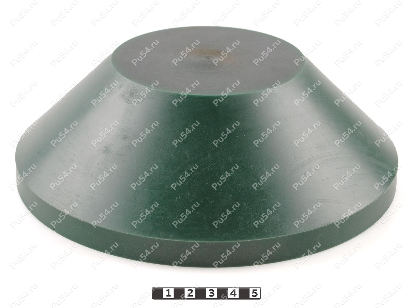 Главный клапан D 220 x М30х1,5х H 70 мм., Código de product 33-01-1454, Poliuretano, PU54i/K80/темно-зеленый, Imagen №1