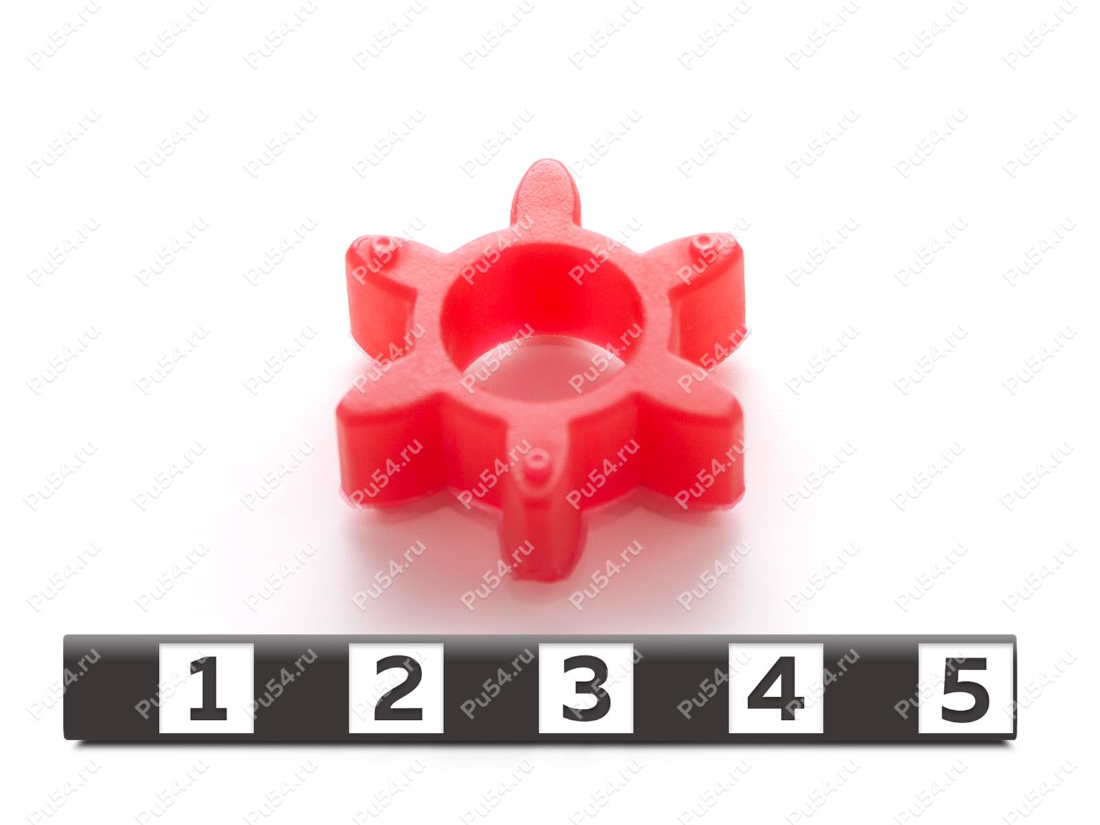 Эластичный элемент муфты, аналог MZK.PU.V20 SOROTEC, Código de product 33-99-94301, Poliuretano, PU54/M92/красный, Imagen №1