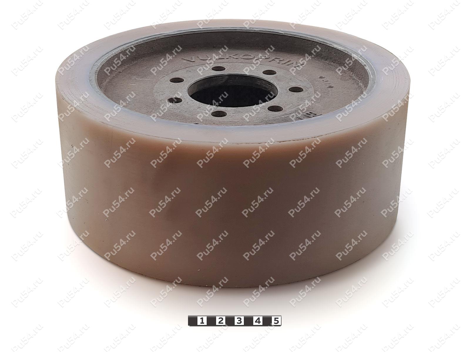 Колесо D 210 x d 185 x H 65 (восстановление), Código de product 333-01-1044, Poliuretano, PU54/M92/бежевый, Imagen №1
