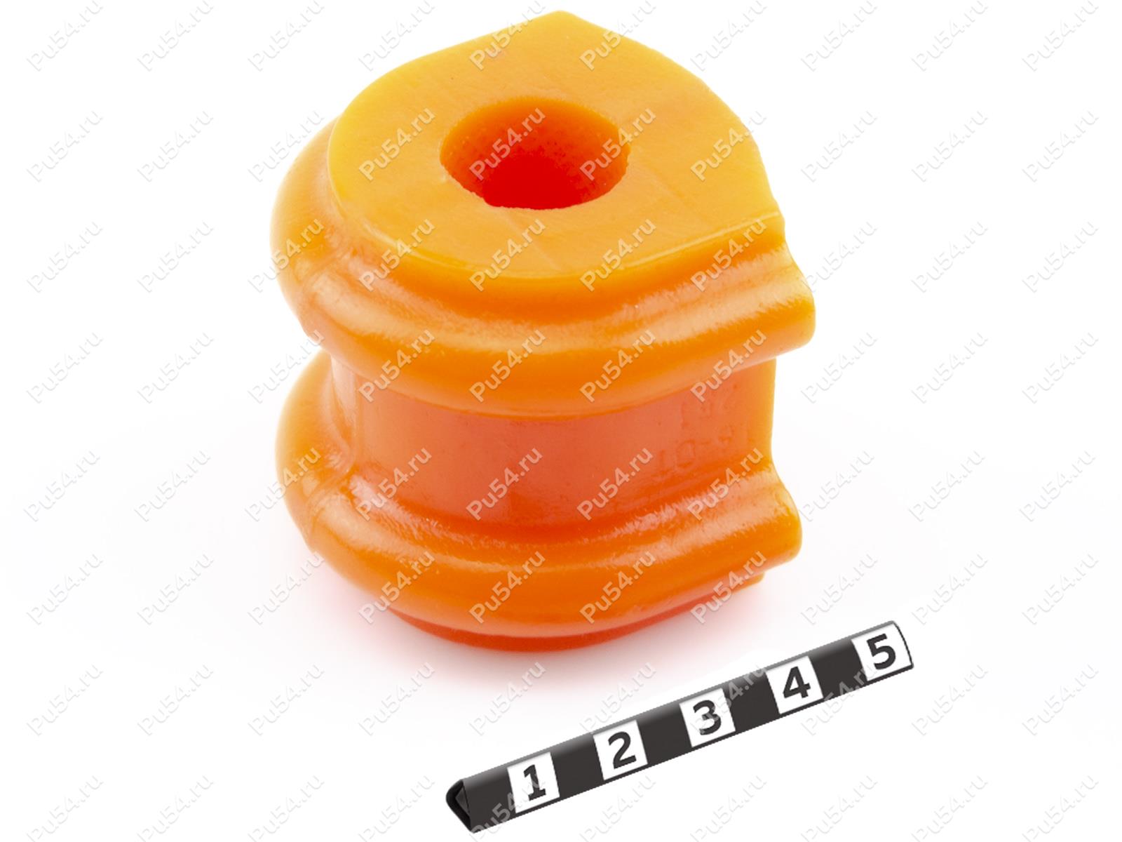 Stabilizer bushing, rear suspension, ID= 19mm, Código de product 16-01-251, Poliuretano, PU54/M71/naranja, Imagen №1