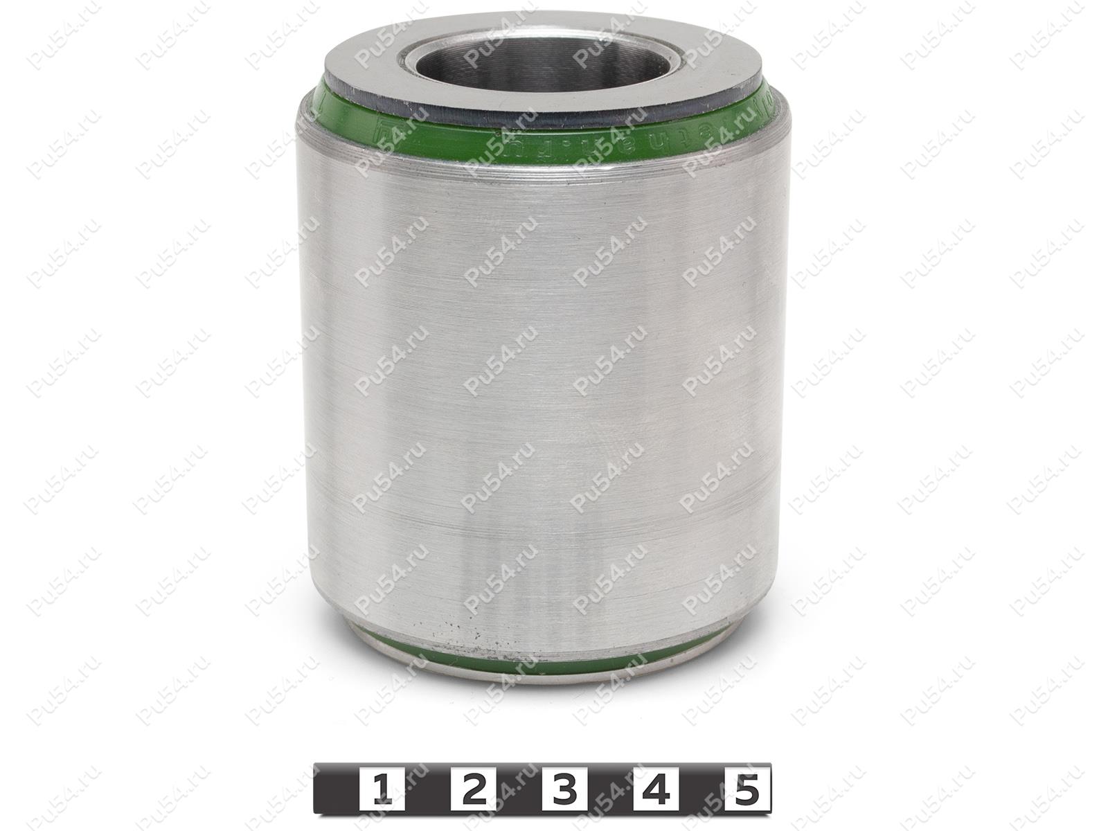 Lower control arm rear silent block, front suspension (without bracket, pressed-in), Código de product 26-06-0801, Poliuretano, PU54/M80/verde, Imagen №1