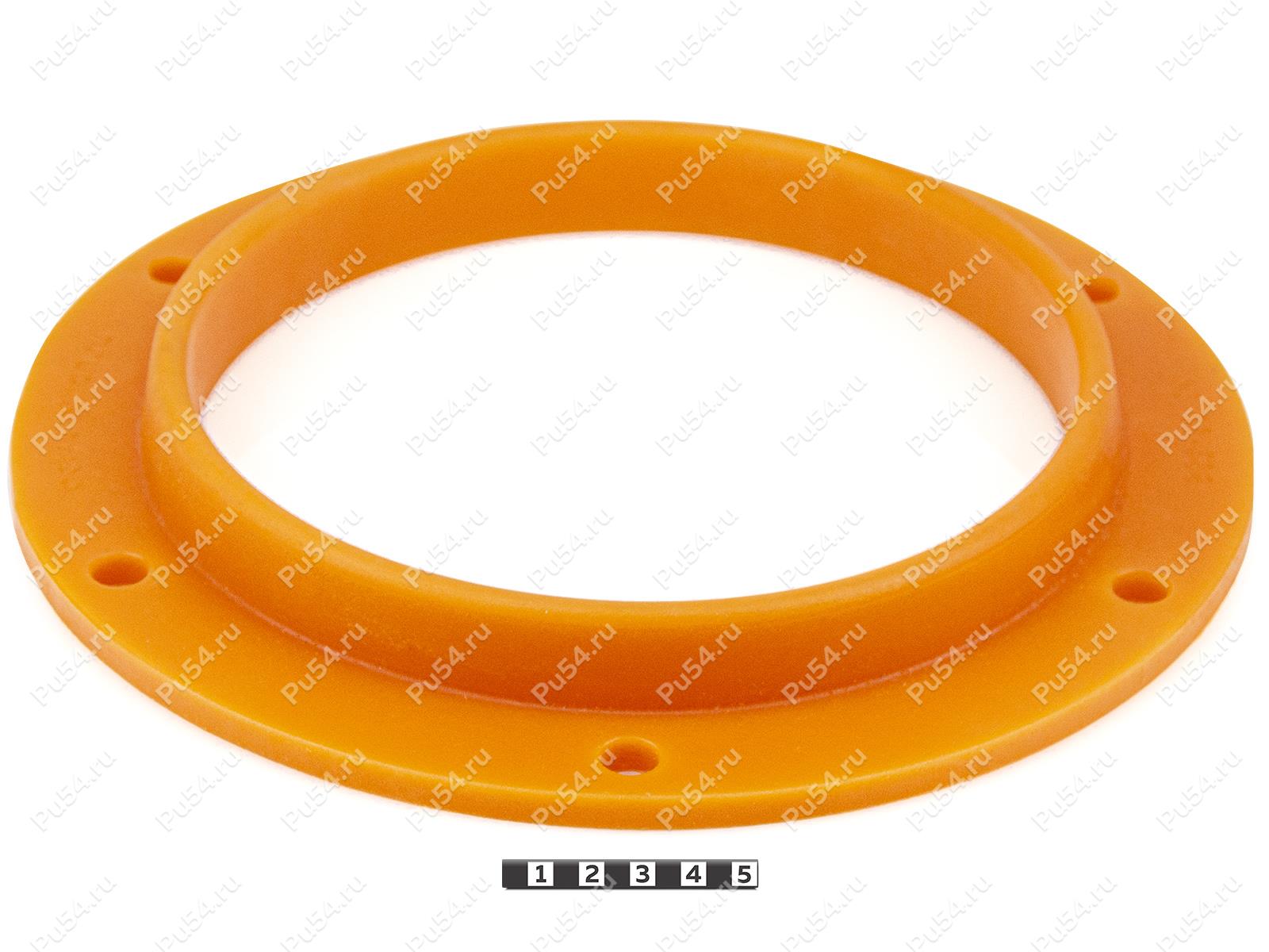 Coupling D 281 x d 200 x h26, Código de product 33-01-588, Poliuretano, PU54/M72/оранжевый, Imagen №1