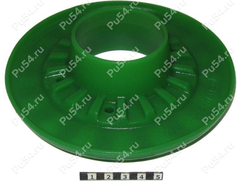 Upper spring spacer, rear suspension, Código de product 19-12-3320, Poliuretano, PU54/M80/зеленый, Imagen №1