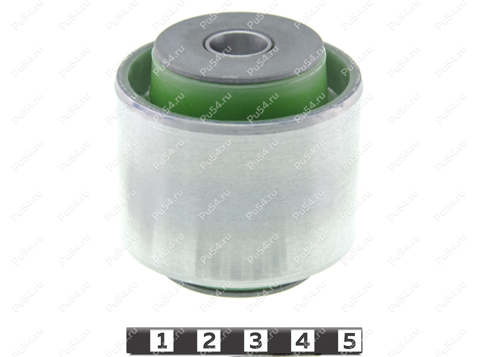 Right and left axle mount silent block, front suspension, Código de product 3-06-2681, Poliuretano, PU54/M80/verde, Imagen №1