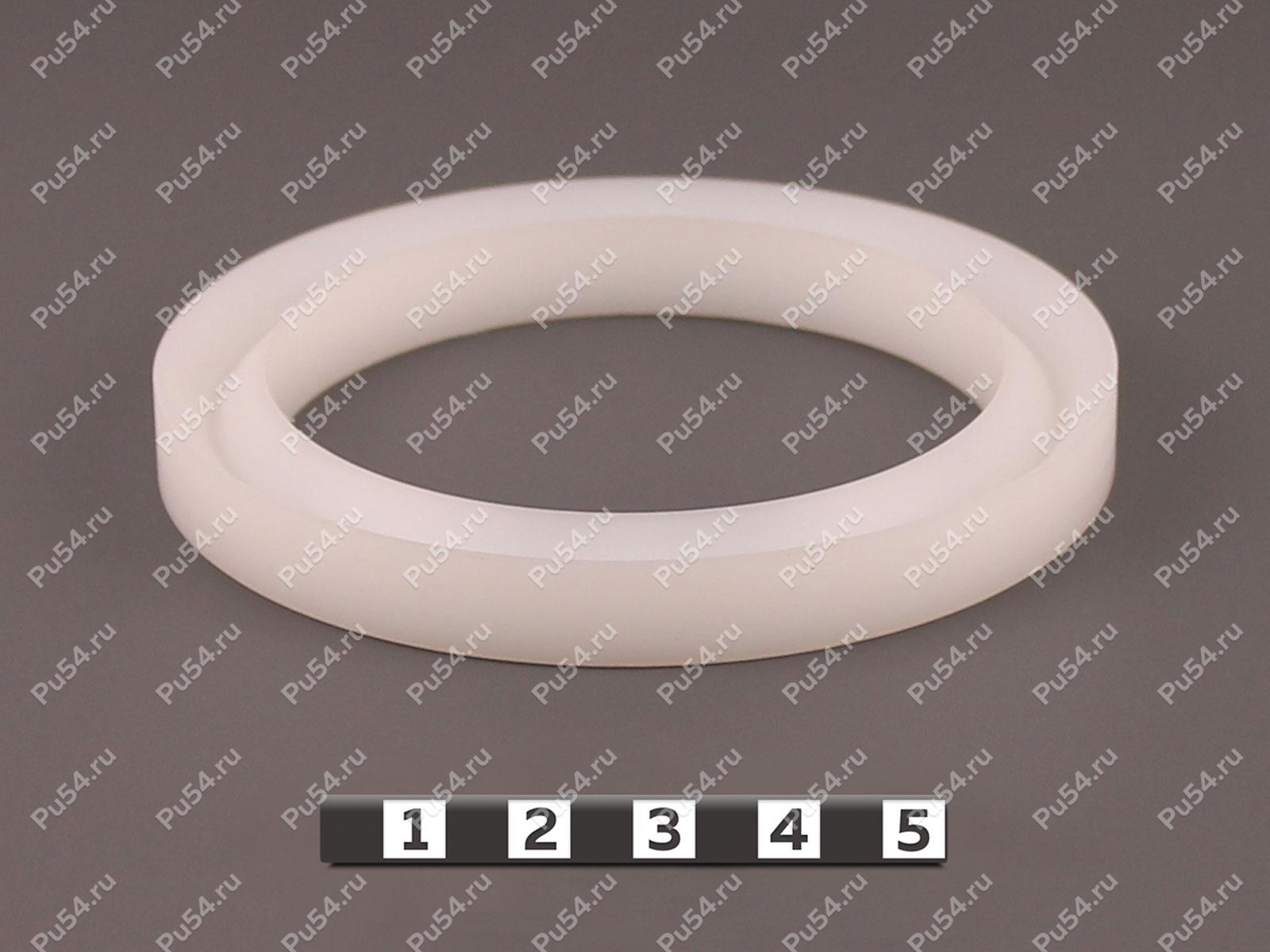 Кольцо нажимное 65*85*10 для шевронной манжеты, кольцо В65, Código de product 33-78-1352, Poliuretano, Капролон белый, Imagen №1