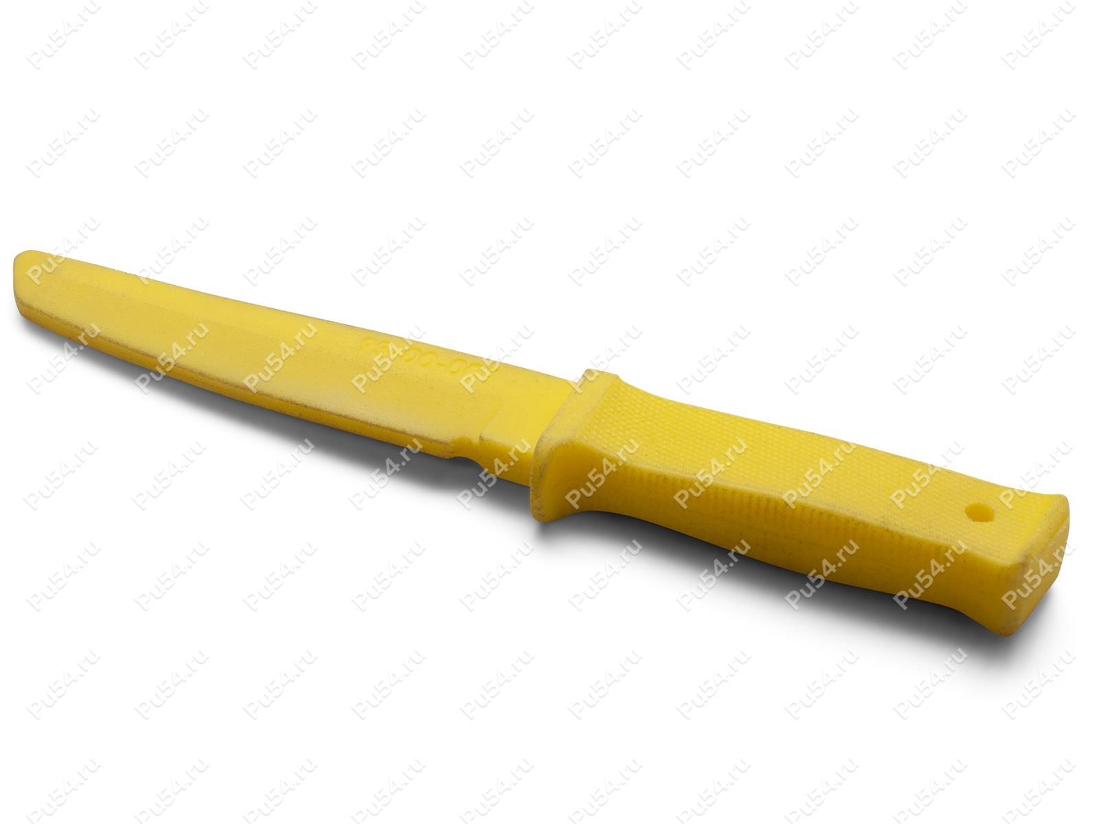 Polyurethane replica of knife (Hardness shore (A) 98), Código de product 93-00-001, Poliuretano, PU54/E98/negro, Imagen №1
