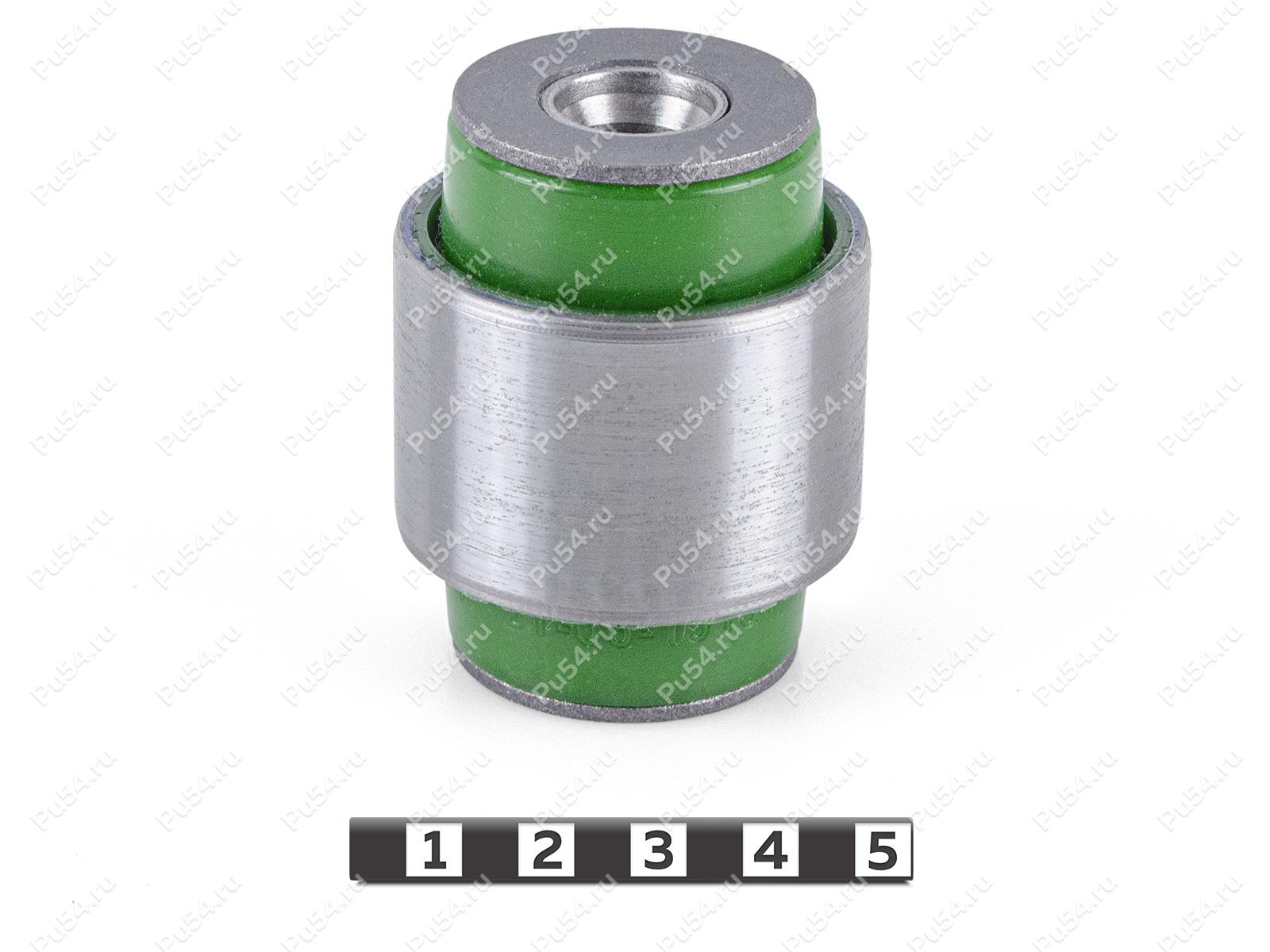 Hub silent block (low), rear suspension, pressed-in, Código de product 21-06-19181, Poliuretano, PU54/M80/зеленый, Imagen №1
