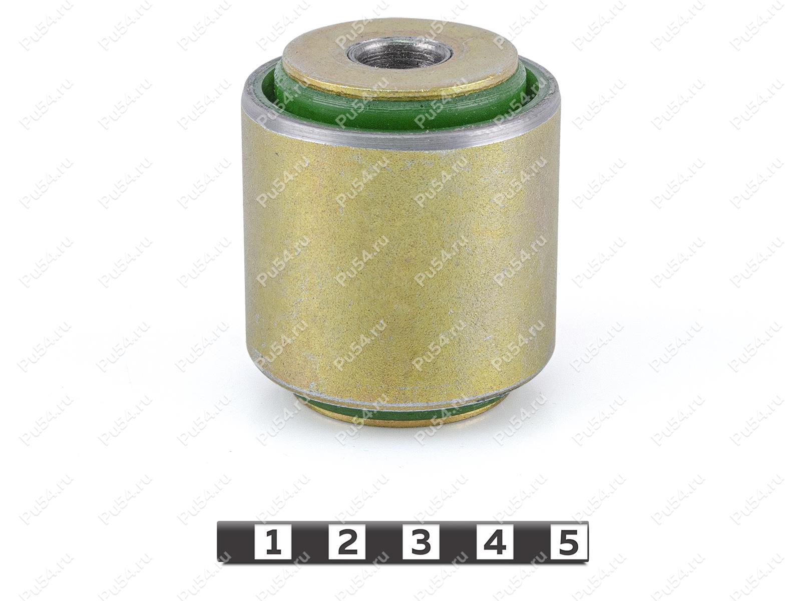 Lateral arm silent block, front suspension, pressed-in, Código de product 21-06-6221, Poliuretano, PU54/M80/зеленый, Imagen №1