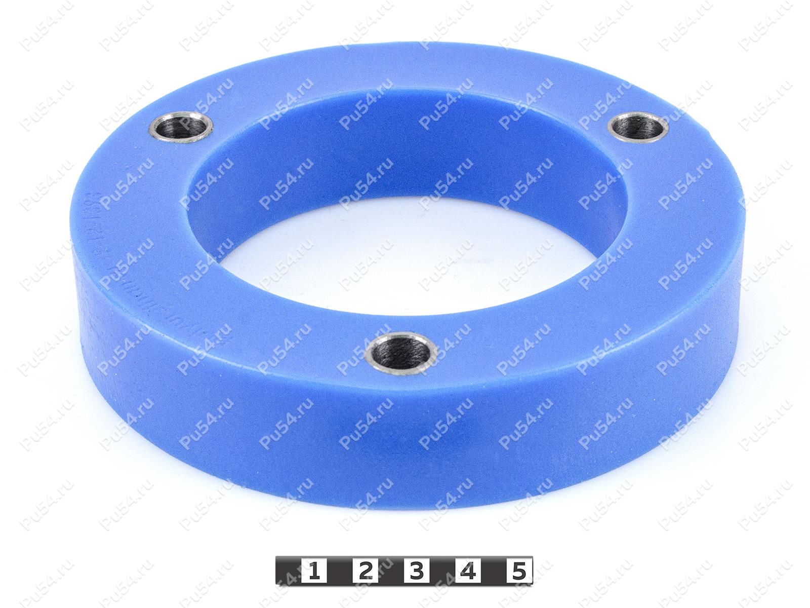 Rear shock absorber strut spacer, 30 mm, Código de product 9-12-1393, Poliuretano, Полипропилен со втулками серый, Imagen №1