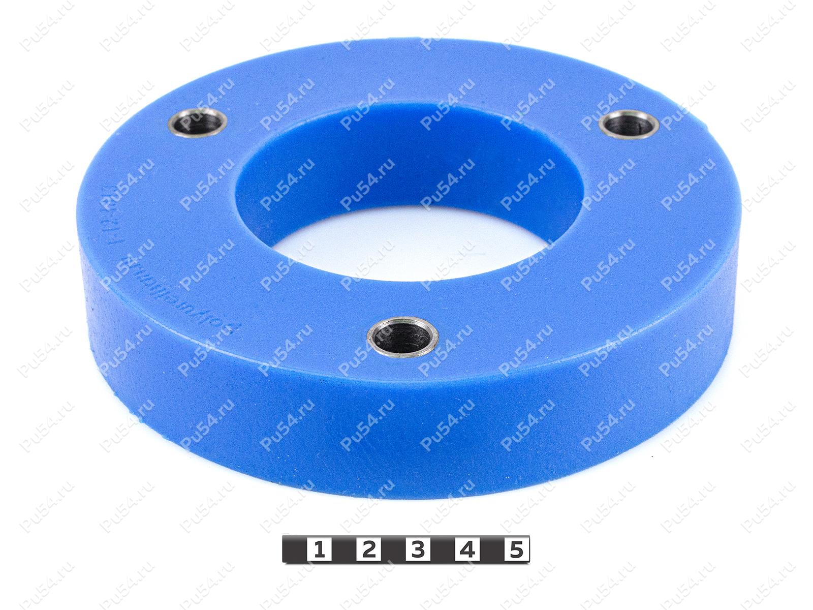Front shock absorber strut spacer, 30 mm, Código de product 1-12-1813, Poliuretano, PU54/M87/синий, Imagen №1