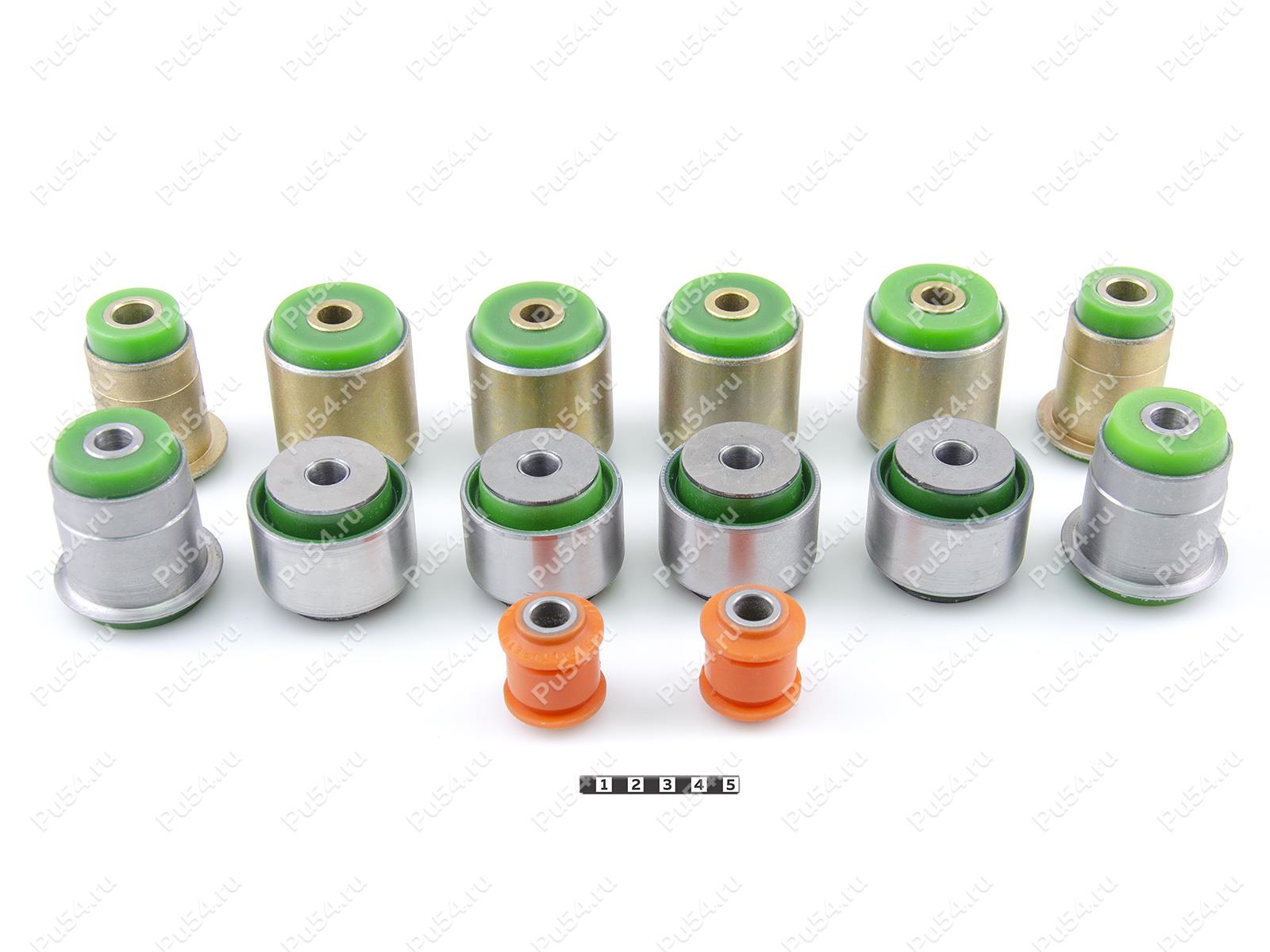Juego de casquillos de poliuretano SUZUKI Grand Vitara XL-7 suspensión trasera dependiente, Código de product 9-21-002, Poliuretano, Imagen №1