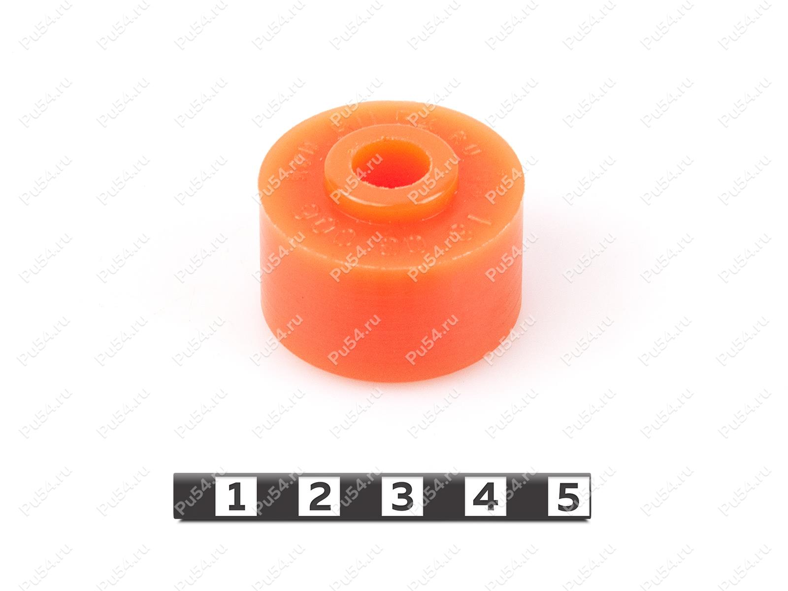 Buje del amortiguador superior de la suspensión delantera, Código de product 18-03-006, Poliuretano, PU54i/K72/темно-оранжевый, Imagen №1