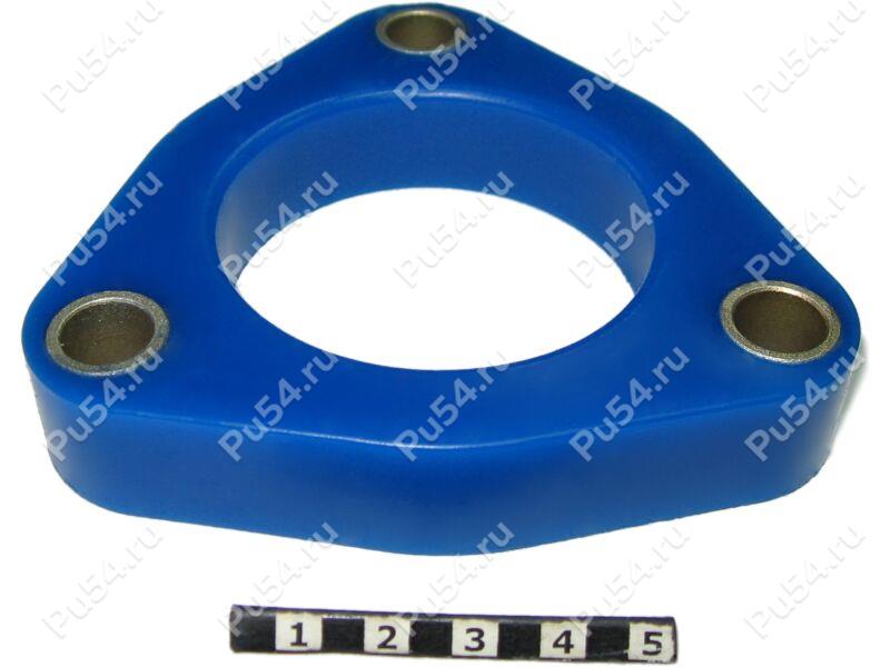 Shock absorber strut spacer, front suspension, 20 mm, Código de product 26-12-0032, Poliuretano, Полипропилен со втулками синий, Imagen №1