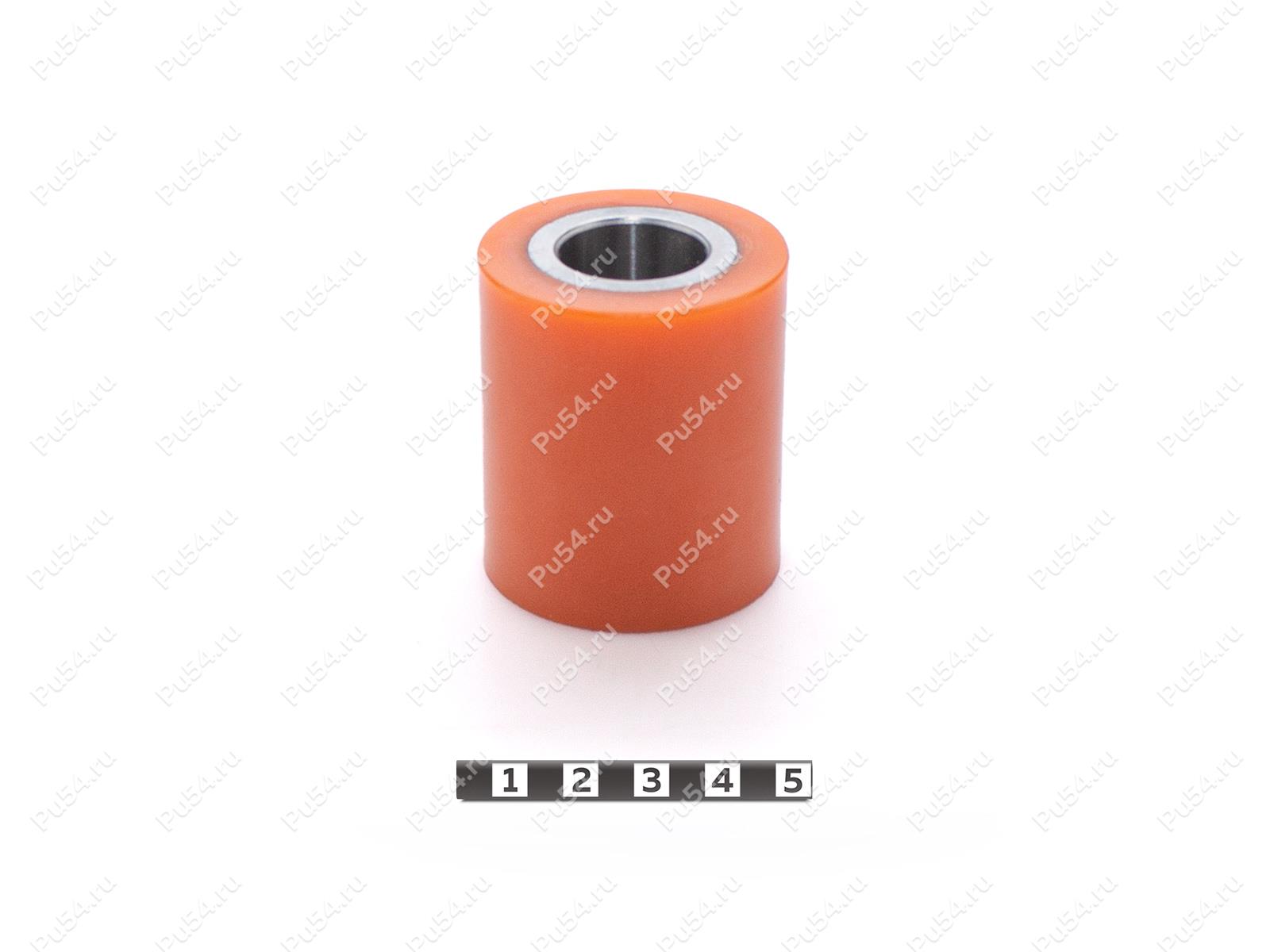 Втулка D 52 x d 25 x  H 60 мм., Código de product 33-01-1505, Poliuretano, PU54/M72/оранжевый, Imagen №1