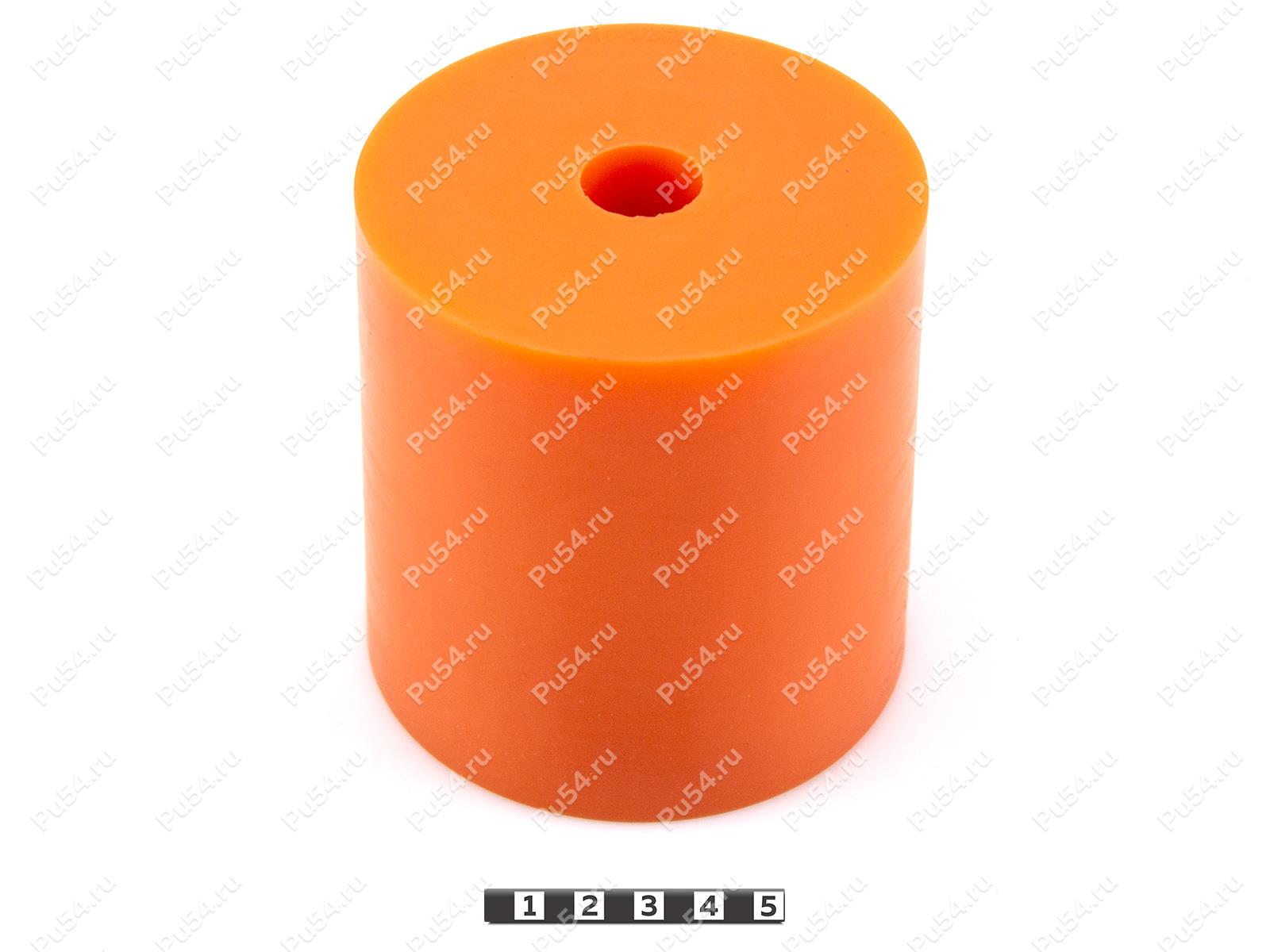Vibration mount D 100 x 22 x H 100 mm, Código de product 33-01-1262, Poliuretano, PU54/M72/оранжевый, Imagen №1