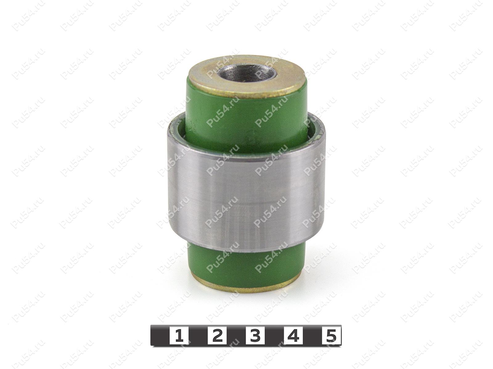 Hub silent block, rear suspension, pressed-in, Código de product 16-06-1301, Poliuretano, PU54/M80/зеленый, Imagen №1