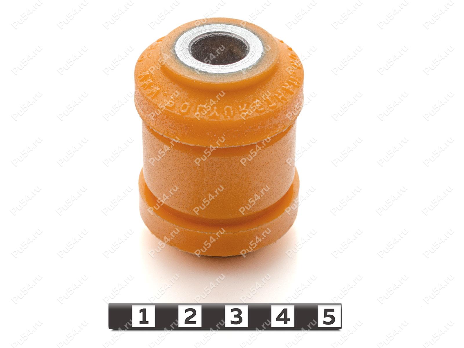 Lower control arm silent block, front suspension., Código de product 17-06-082, Poliuretano, PU54/M95/желтый, Imagen №1