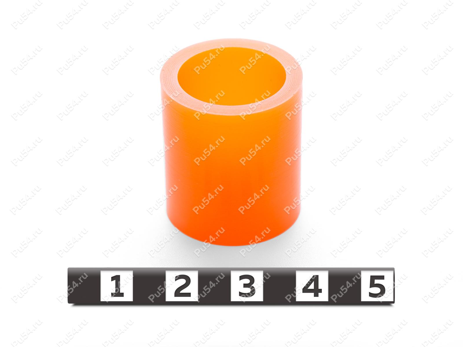 Втулка D22,5 x d17 x H25, Código de product 33-01-1873, Poliuretano, PU54/M72/оранжевый, Imagen №1