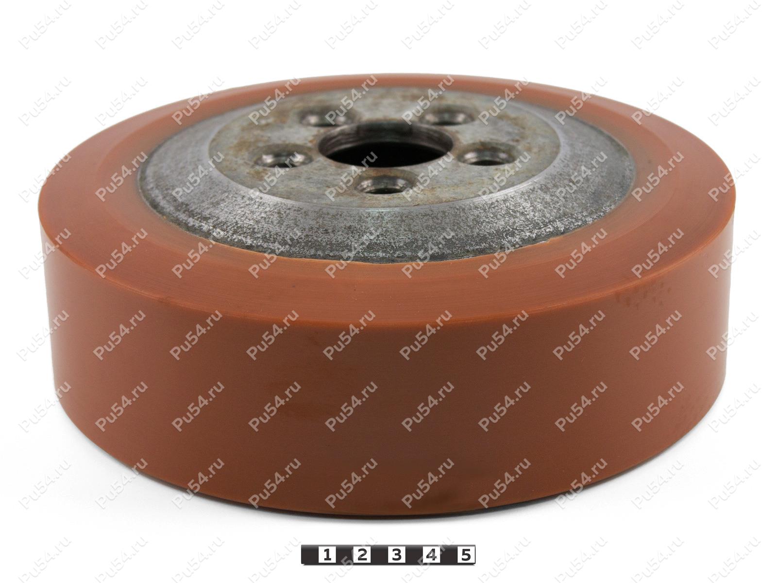 Колесо D 230 x d 185 x H 75 (восстановление), Código de product 333-01-1237, Poliuretano, PU54Q/E95коричневый, Imagen №1