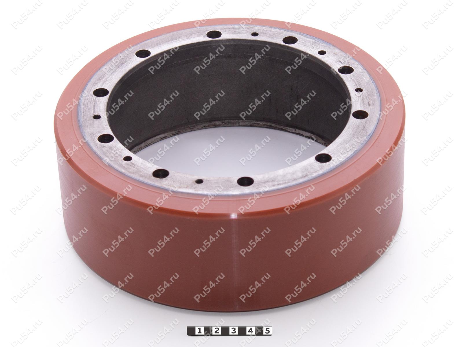 Колесо D240 x d210 x H90 (восстановление), Código de product 333-01-1189, Poliuretano, PU54Q/E95/коричневый, Imagen №1