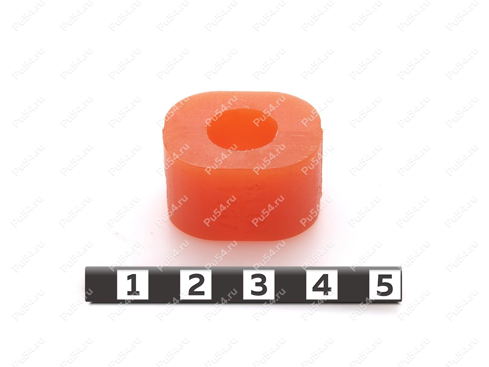 Втулка 15х22х26, Código de product 33-01-1457, Poliuretano, PU54/M72/оранжевый, Imagen №1