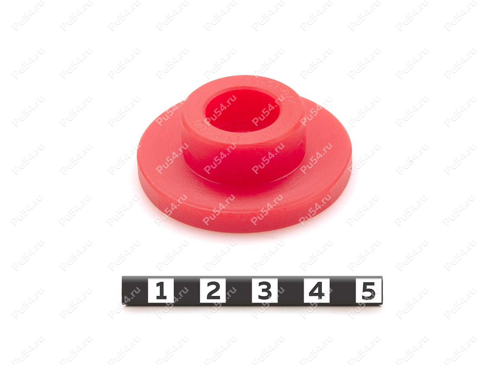 Колпачок-ножка на болт М12, Código de product 33-01-072, Poliuretano, PU54/M92/красный, Imagen №1