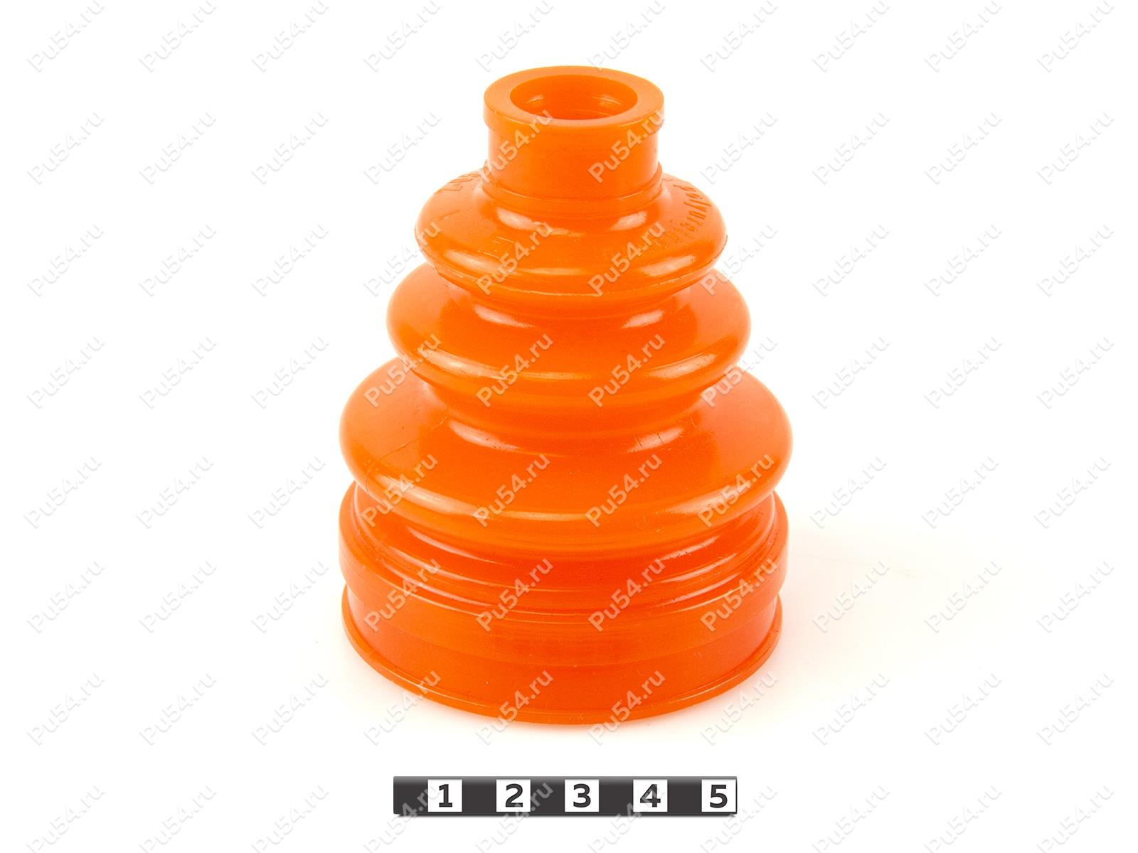 CV-joint inner dust boot, rear suspension, Código de product 2-05-006, Poliuretano, PU54/E72/rojo, Imagen №1