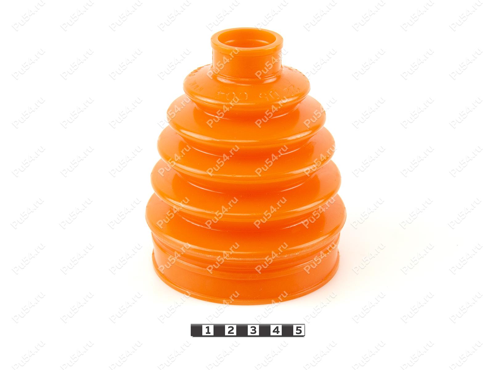 CV-joint dust boot (outer), front suspension, Código de product 22-05-004, Poliuretano, PU54/E72/rojo, Imagen №1