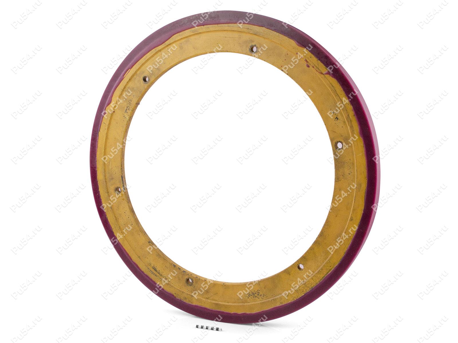 Колесо D 585 x d 550 x H 30 (восстановление), Código de product 333-01-1004, Poliuretano, PU54/K87/пурпурный, Imagen №1