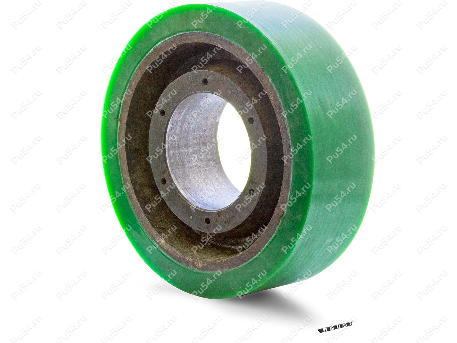 Wheel (restoration), Código de product 333-01-924, Poliuretano, PU54/M80/verde, Imagen №1