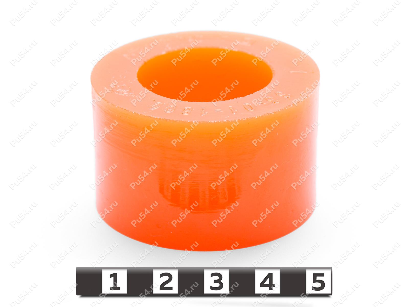 Втулка D49 x d29 x H30 мм, Código de product 33-01-1860, Poliuretano, PU54/M72/оранжевый, Imagen №1