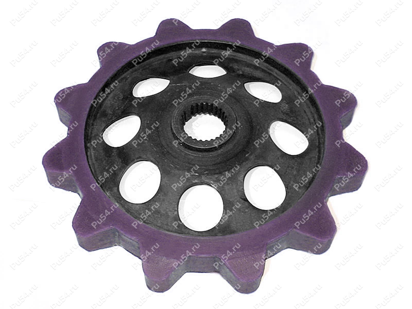 ATV "Los" Driving sprocket-wheel (restoration), Código de product 90-00-427, Poliuretano, PU54/K87/púrpura, Imagen №1