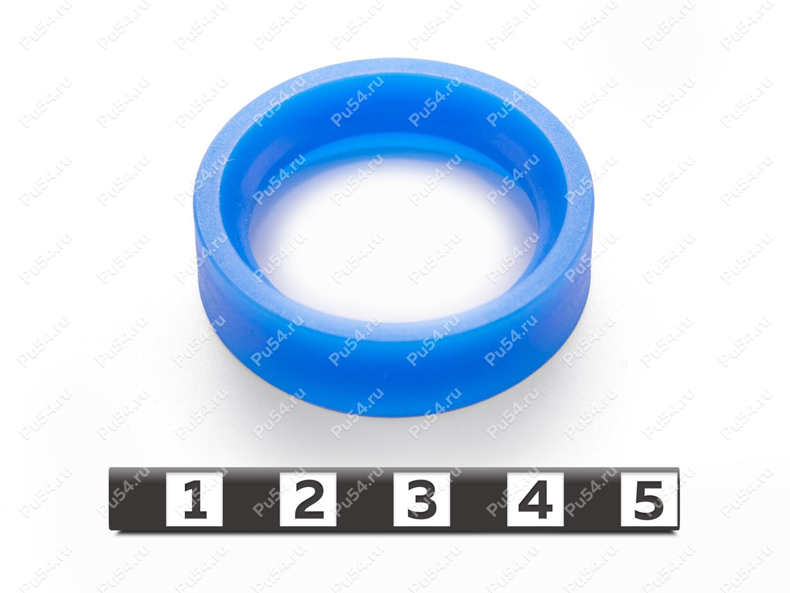 Манжета 38,3*28*10,5, Código de product 33-78-422, Poliuretano, PU54/M87/синий, Imagen №1
