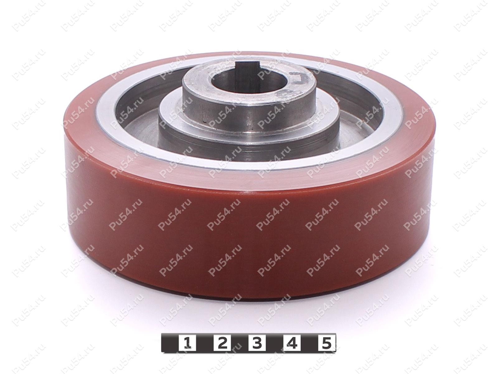Ролик D124 x D103 x H40мм (восстановление), Código de product 333-01-1160, Poliuretano, PU54Q/E92/коричневый, Imagen №1