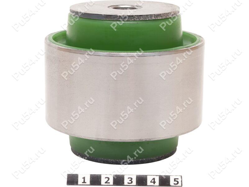 Trailing arm silent block, rear suspension, pressed-in, Código de product 7-06-3911, Poliuretano, PU54/M80/verde, Imagen №1
