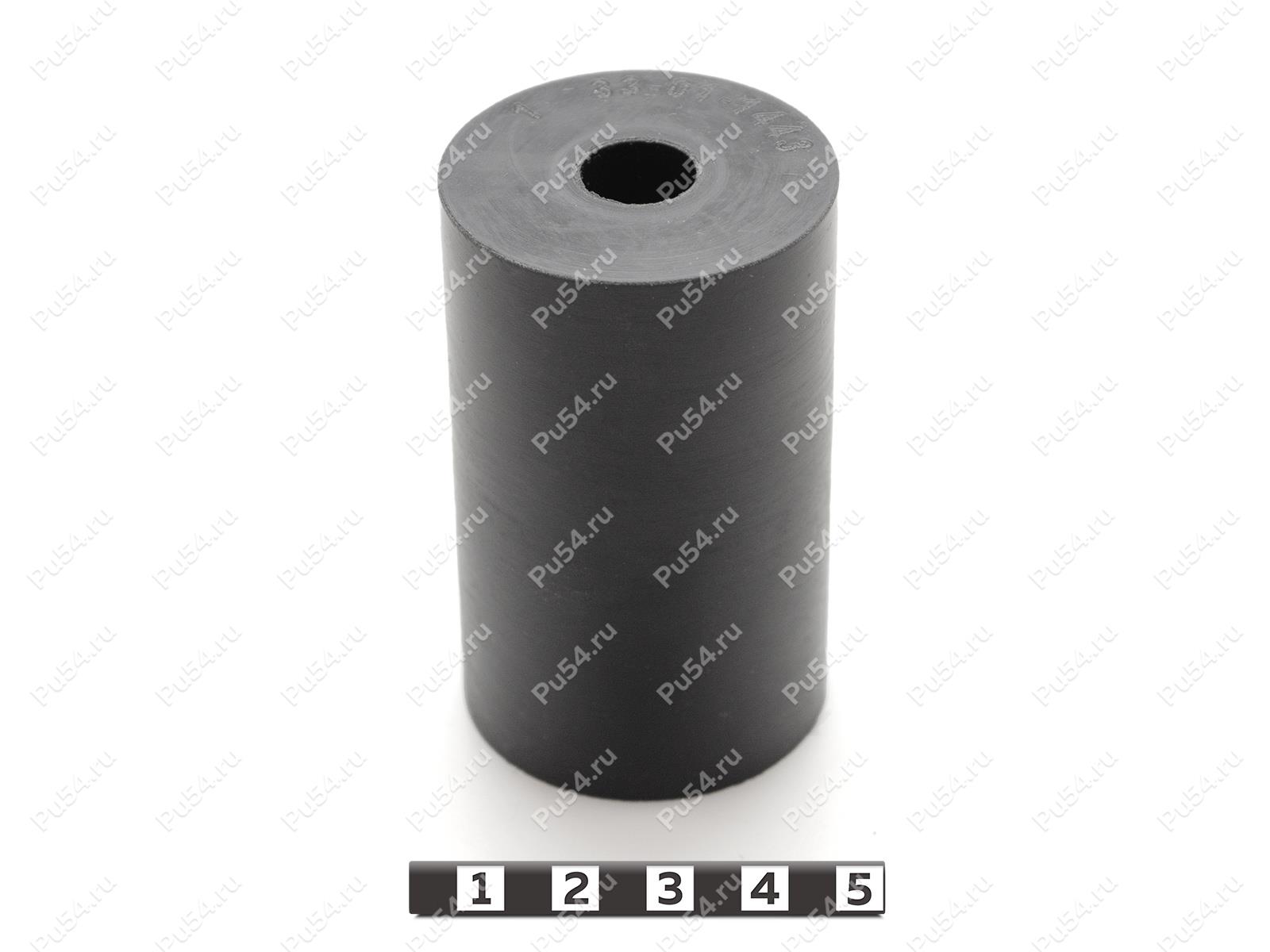 Ролик D 42 x d 12,3 x H 70, Código de product 33-01-1443, Poliuretano, PU54/M87/черный, Imagen №1