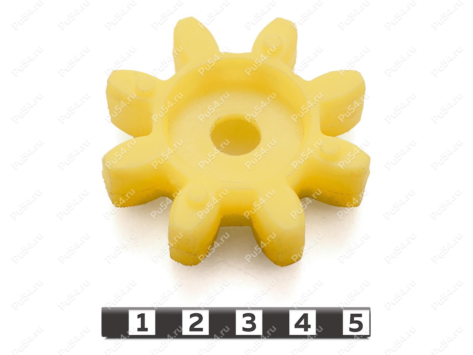 Эластичный элемент муфты ROTEX GS, аналог ROTEX GS 24, Código de product 33-99-9232, Poliuretano, PU54/E98/белый, Imagen №1