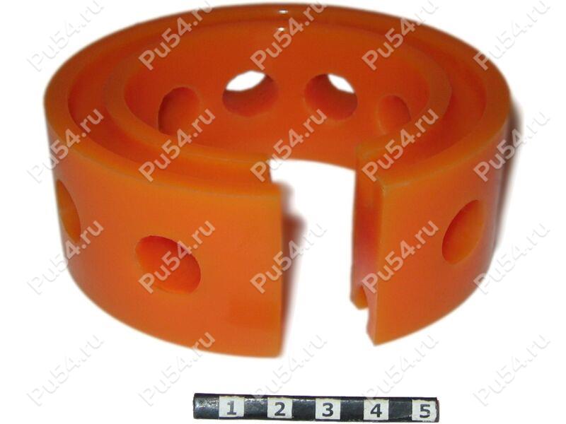 Cojín de resorte de suspensión entre vueltas (tamaño D), Código de product 0-12-21113, Poliuretano, PU54i/K72/темно-оранжевый, Imagen №1