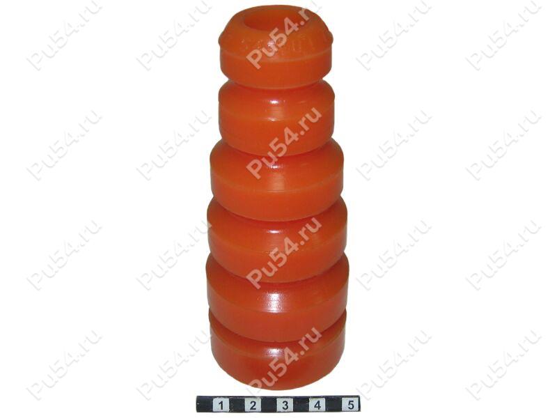 Rear shock absorber bump stop, Código de product 7-07-007, Poliuretano, PU54/K72/темно-оранжевый, Imagen №1