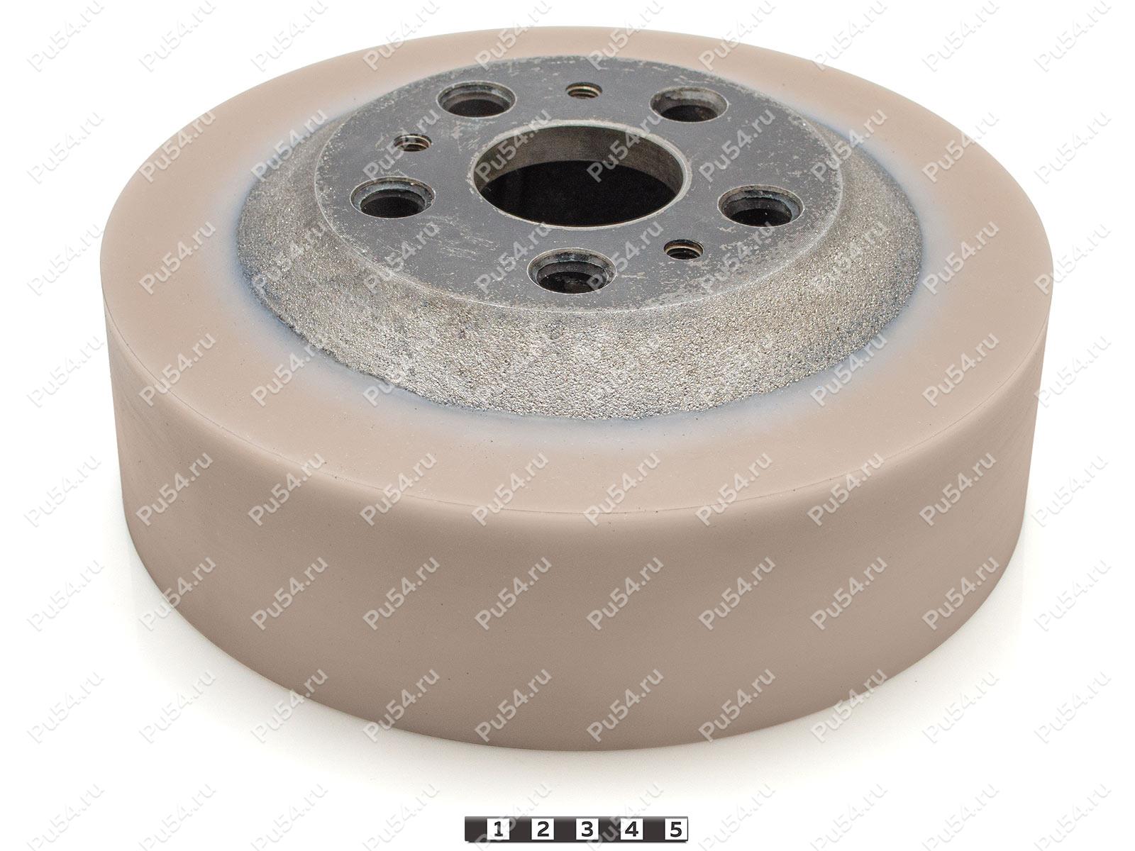 Колесо D 250 x d 200 x H 70 (восстановление), Código de product 333-01-1032, Poliuretano, PU54/K92/бежевый, Imagen №1