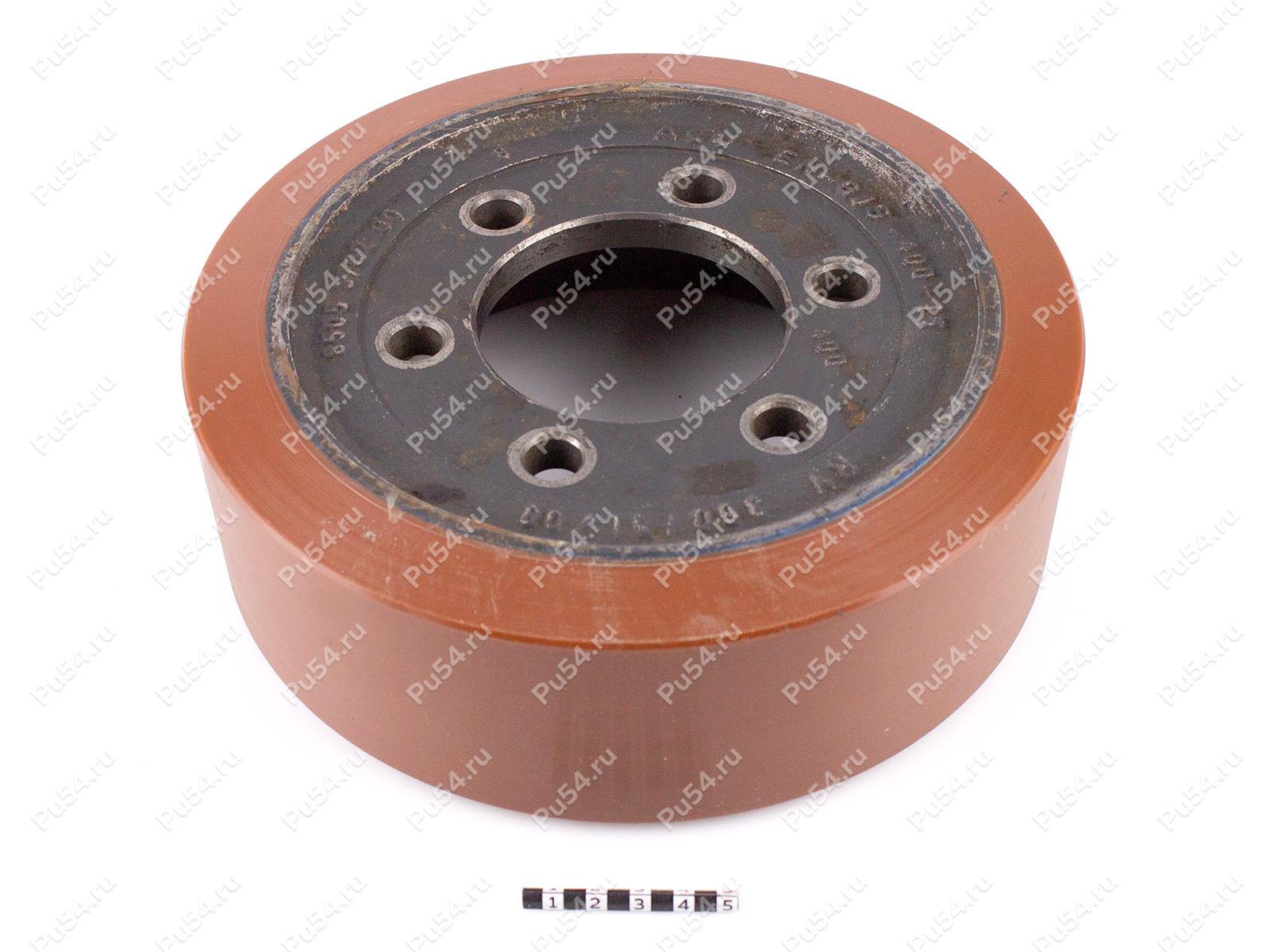 Колесо D 230 х d 185 х H 75 мм (восстановление), Código de product 333-01-1069, Poliuretano, PU54Q/E90/коричневый, Imagen №1