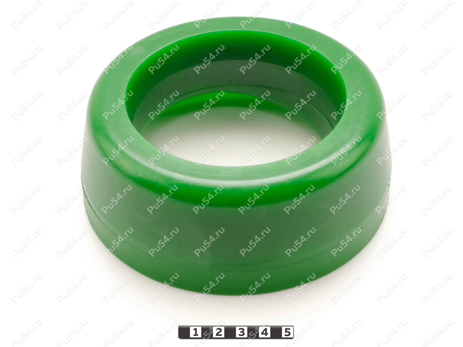 Spring spacer, rear suspension (lift +20 mm), Código de product 7-12-0322, Poliuretano, PU54i/K80/темно-зеленый, Imagen №1