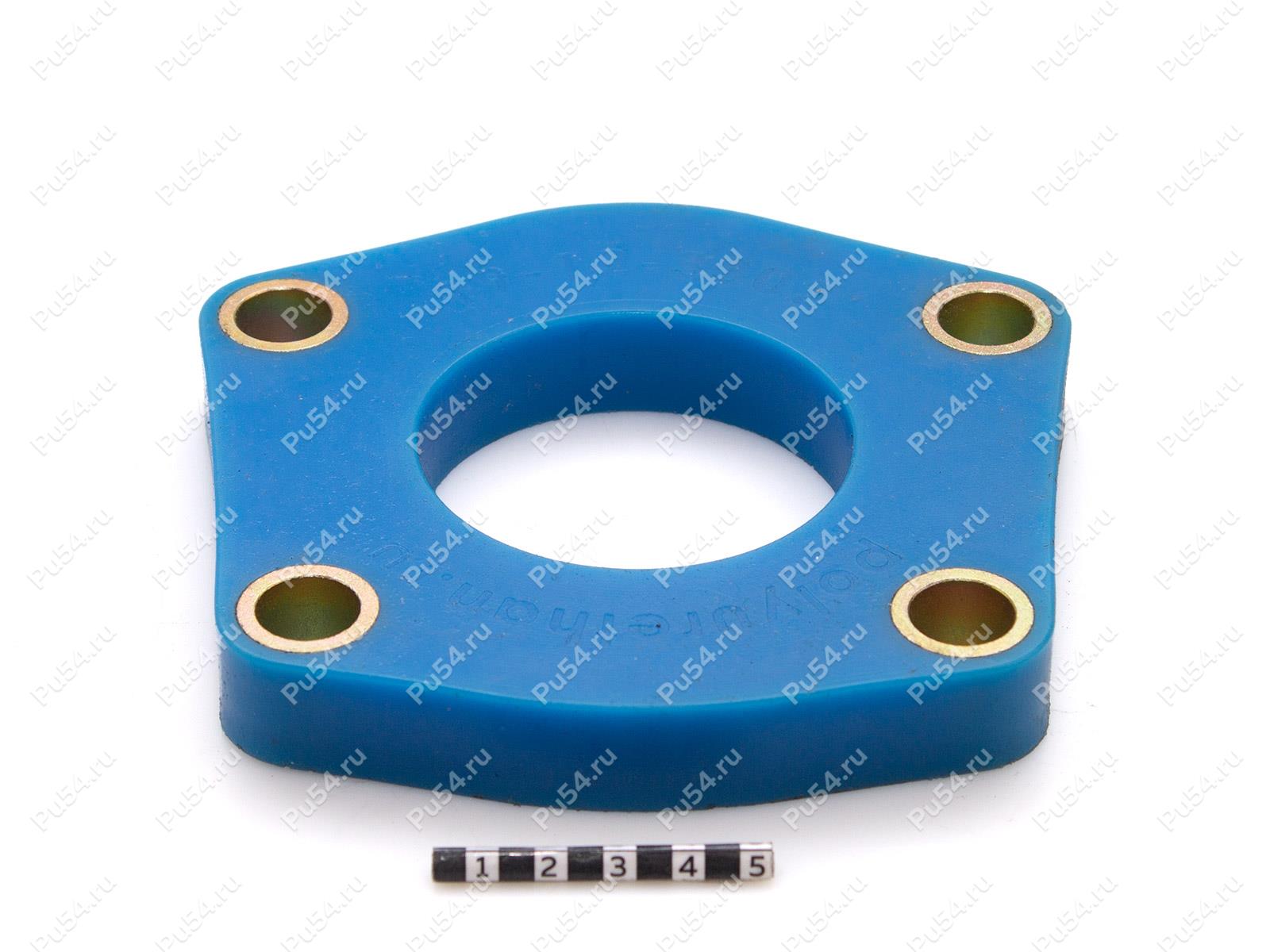 Strut mounting spacer, front suspension, Código de product 19-12-3302, Poliuretano, Полипропилен без втулок синий, Imagen №1