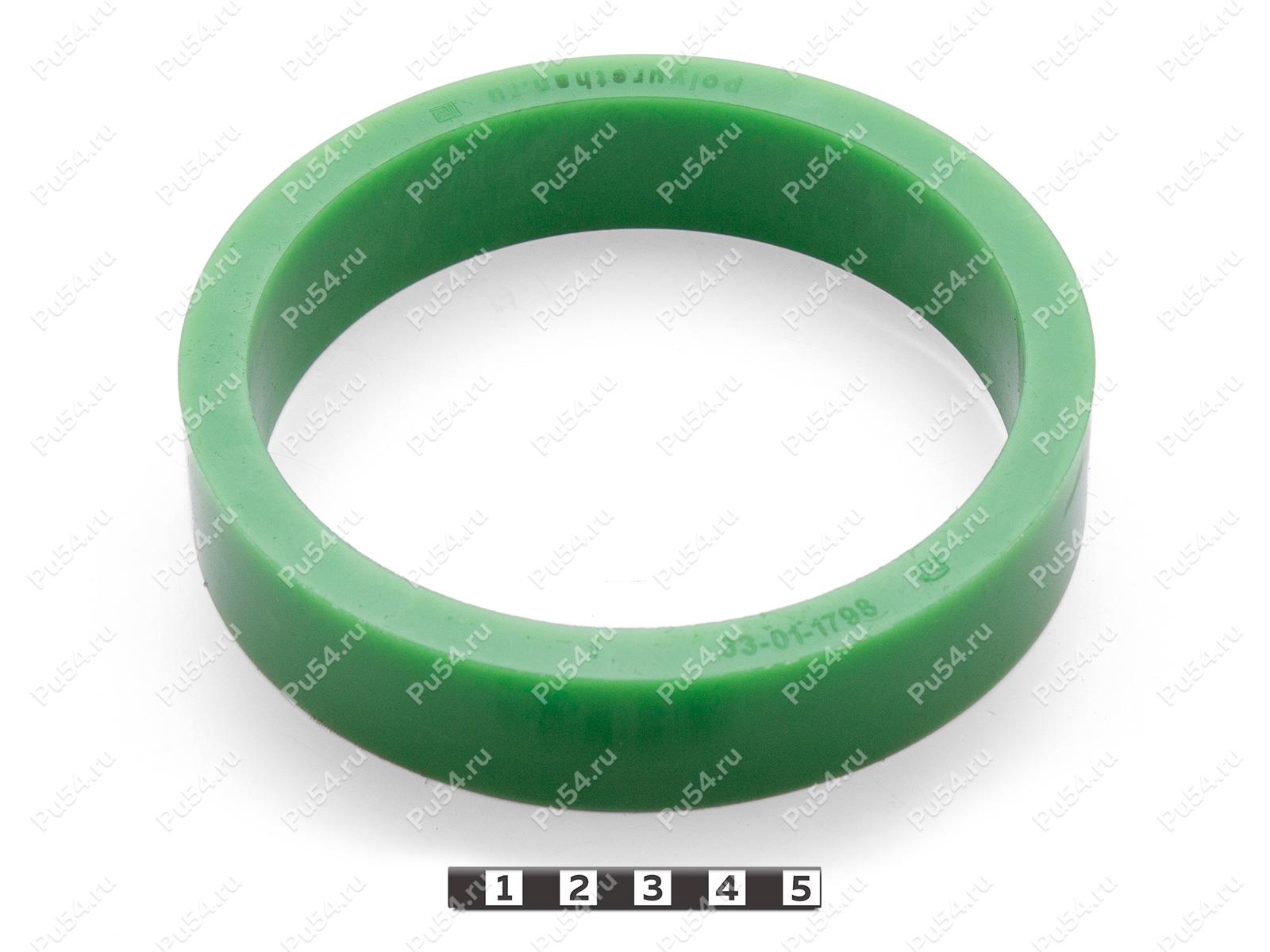 Втулка D132 x d112 x H27, Código de product 33-01-1798, Poliuretano, PU54/M80/зеленый, Imagen №1