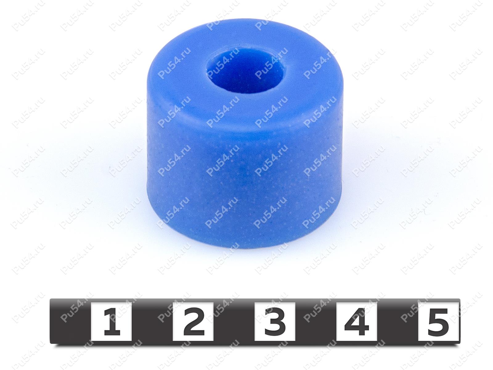 Bushing D 25 x d 10 x H 19, Código de product 33-01-1231, Poliuretano, PU54/M95/желтый, Imagen №1