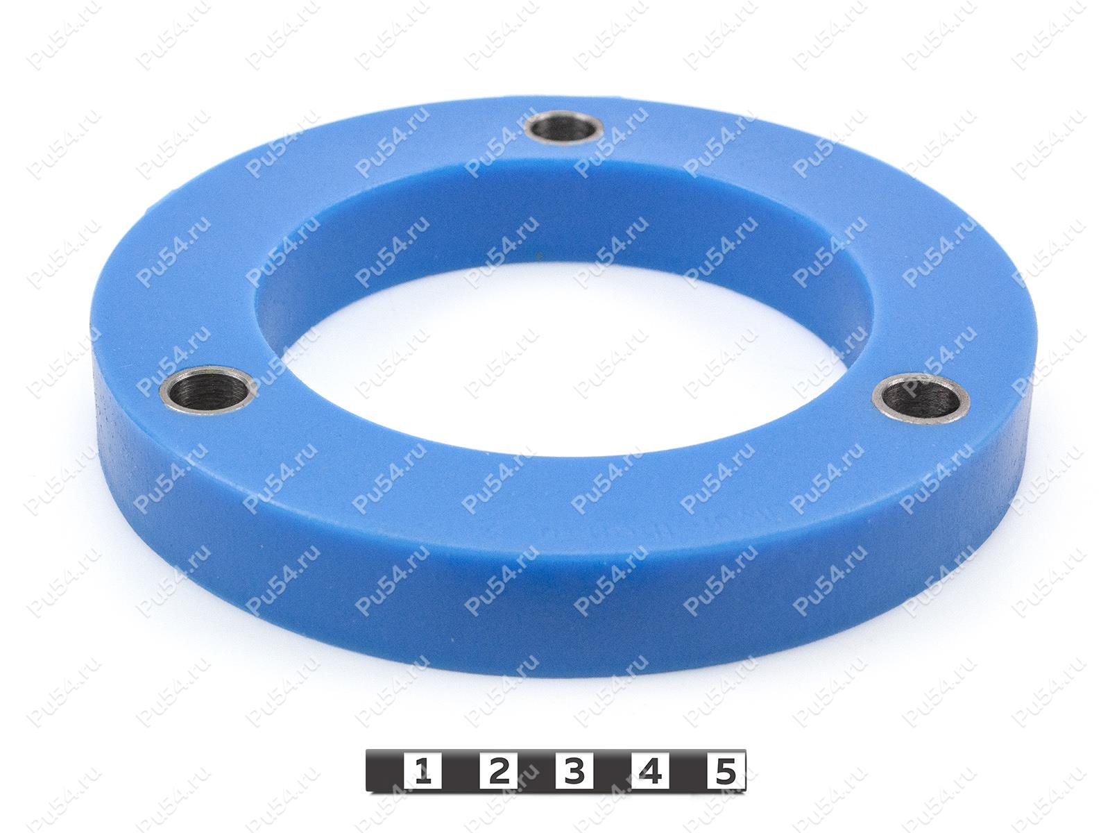 Rear shock absorber strut spacer, 20 mm, Código de product 9-12-1392, Poliuretano, Полипропилен со втулками синий, Imagen №1