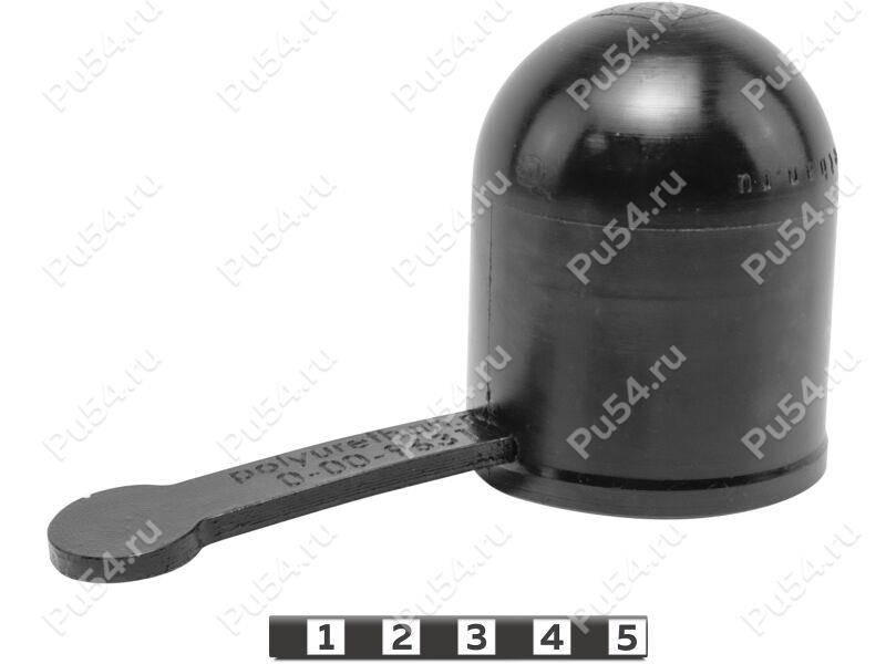 Cubierta de la barra de remolque "bola" con bloqueo, Código de product 0-20-964, Poliuretano, PU54/M71/negro, Imagen №1